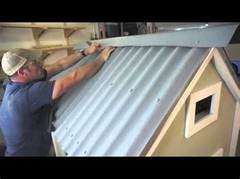 For many homeowners, installing a corrugated metal roof on a garage, shed or patio cover is an easy diy weekend project that can immediately add some design flair. Installing ONDURA Corrugated Roofing Sheets on a Chicken ...