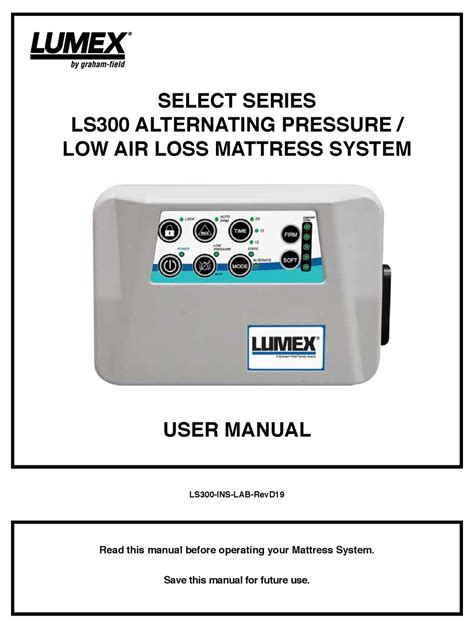 Graham Field Lumex Select Series User Manual Pdf Download Manualslib