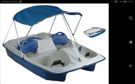 Build a pvc boat canopy. Sensible pedalo with cover | Pedal boat, Small pontoon ...