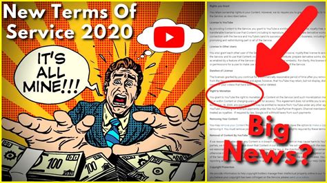 Youtube New Terms Of Service 2020 Business Or Greed Youtube