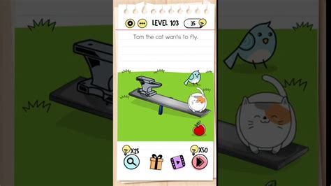 A hen is/are a farm animal. Brain test 103 Tom the cat wants to fly Answers - YouTube
