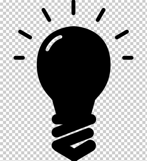 Incandescent Light Bulb Blacklight Png Clipart Black And White