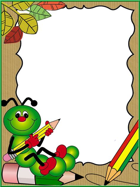 School PNG frame | Clip art borders, Page borders design, Colorful borders design