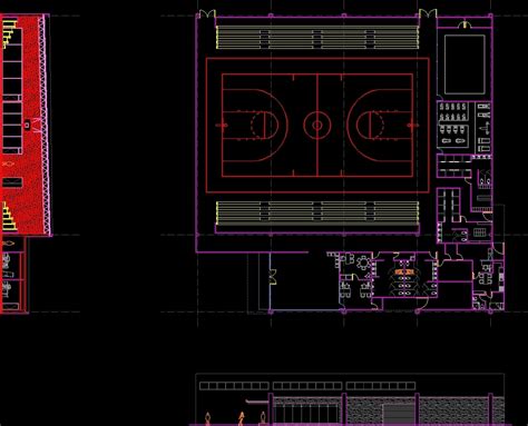 Gym Dwg Section For Autocad Designs Cad