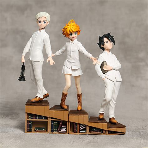 The Promised Neverland Emma Norman Ray 18 Scale Pvc Model Anime Collection Figure Toy T