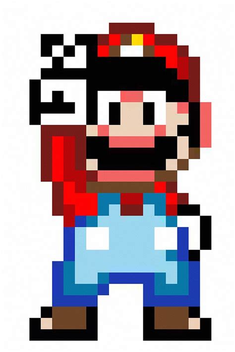 Super Mario Pixel Old Classic Retro Game Poster Retro Games Poster