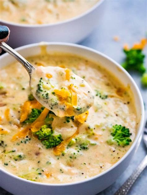 Creamy Broccoli Cheddar Soup Recipe