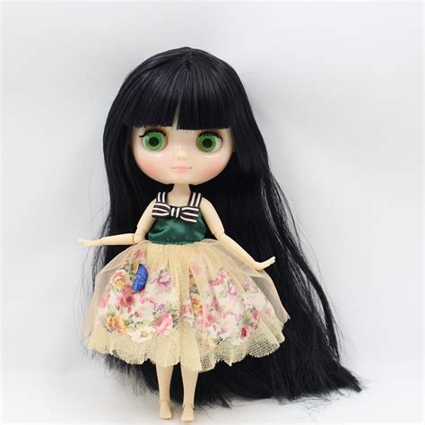 Fortune Days Nude Factory Middle Blyth Doll Black Hair With Bangs My