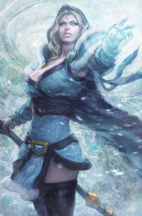 Ice Wizard Fantasy Girl Fantasy Women Female Characters