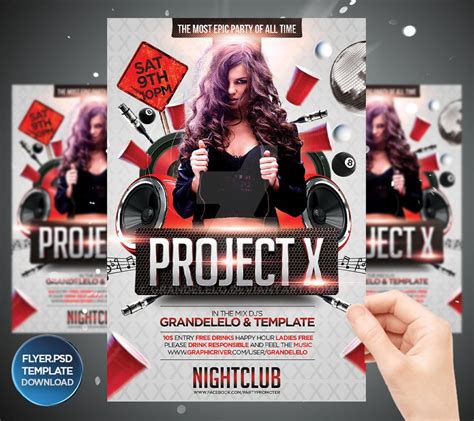 Project X Party Flyer