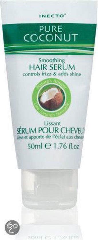 Serum reparador de coco inecto (50ml). bol.com | Inecto Pure Coconut Smoothing Hair Serum