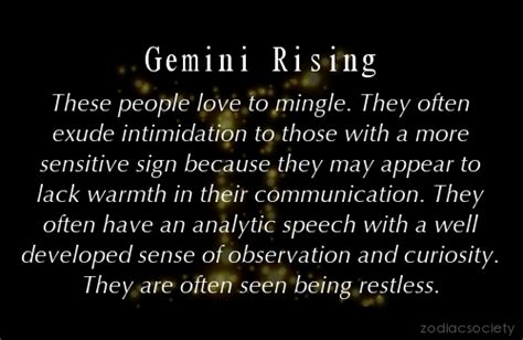 Zodiac Society Gemini Ascendant Horoscope Gemini Gemini Rising