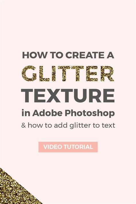 Maybe you would like to learn more about one of these? How to make a Glitter Texture in Photoshop ~ Elan Creative Co.
