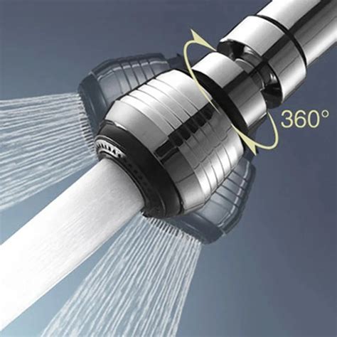 360 Rotary Water Bubbler Swivel Head Saving Tap Faucet Aerator