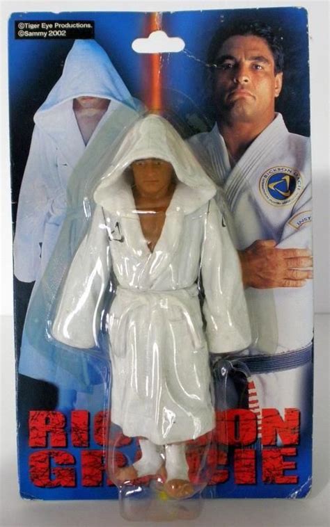 2002 Rickson Gracie Action Figure Robe Gown Version Pride On Card 55