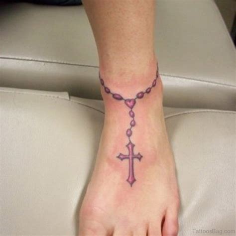 80 Great Cross Tattoos For Ankle