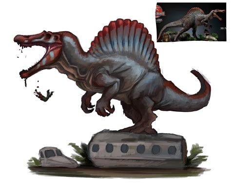 Heitoresco Spinosaurus Jurassic Park 3