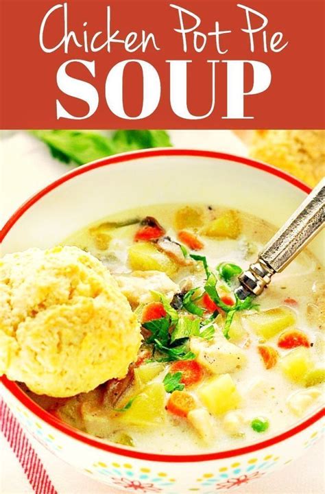 This is a pretty straight forward recipe, especially when made you make individual chicken pot pies like i've done. Chicken Pot Pie Soup - a creamy and chunky soup that ...