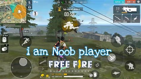 Free Fire Noob Player Gameplay Mm Gamer Youtube