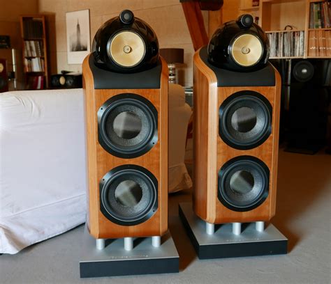 Enceintes Bandw 800 D2 Cherrywood Hifi Espace Cinéma