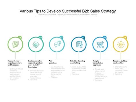Various Tips To Develop Successful B2b Sales Strategy Presentation