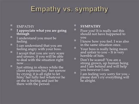 Sympathy Vs Empathy Artofit