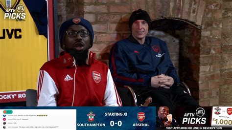 Southampton 0 0 Arsenal Ty Gets Called Headphones Live On Stream