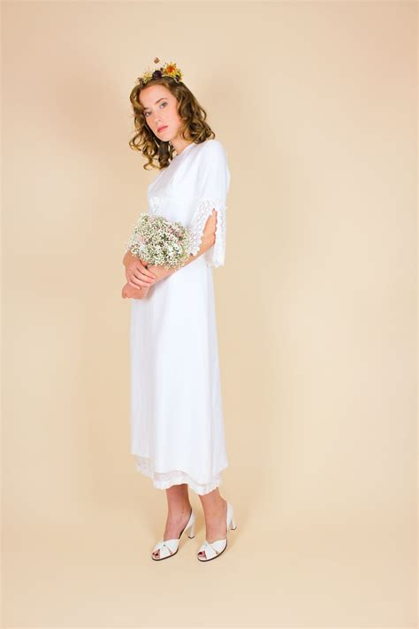 Es geht los mit audi: Vintage Brautkleid 70er Jahre "Sophia" | Oma Klara