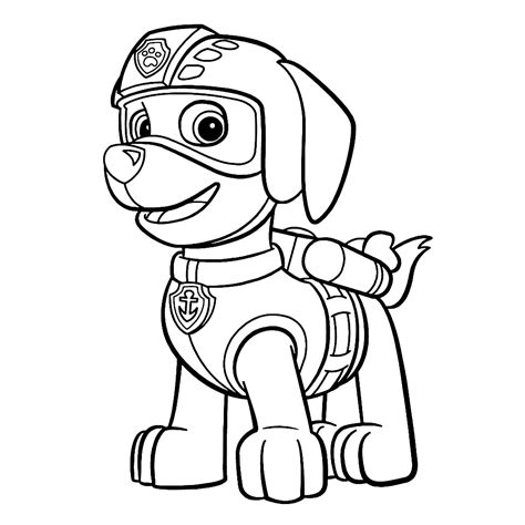 Paw Patrol kleurplaten Kleurplatenpagina.nl boordevol coole