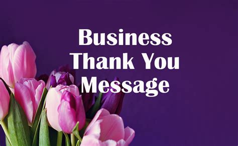 50 Business Thank You Messages And Quotes Wishesmsg