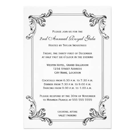 Elegant Decorative Design Formal Invitation 13 Cm X 18 Cm Invitation