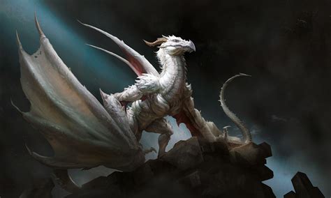White Dragon By Henrique Dld Rbadassdragons