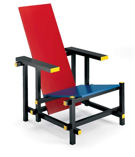 Malik Gallery Collection Gerrit Thomas Rietveld Red And Blue Chair