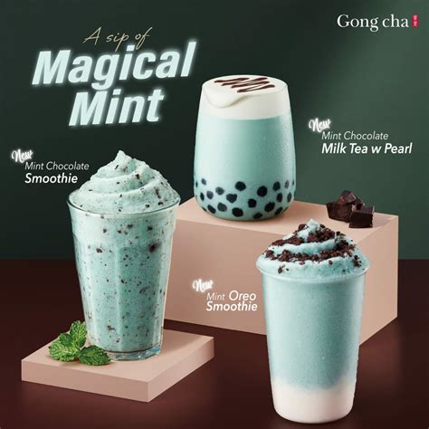 Gong Cha Malaysia Releases New Mint Chocolate Bubble Milk Tea