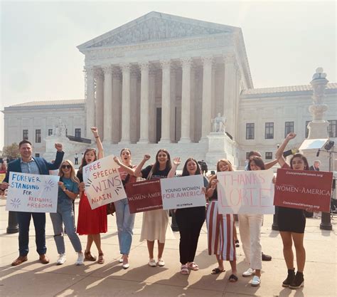 supreme court win government cannot force speech concerned women for america