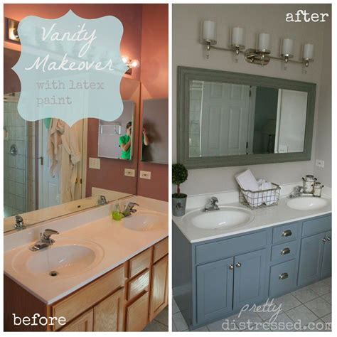 Within two weekends, homeowners can have their bathroom cabinets looking like new. 12 Astonishing DIY Bathroom Vanity Makeovers | Bathroom ...