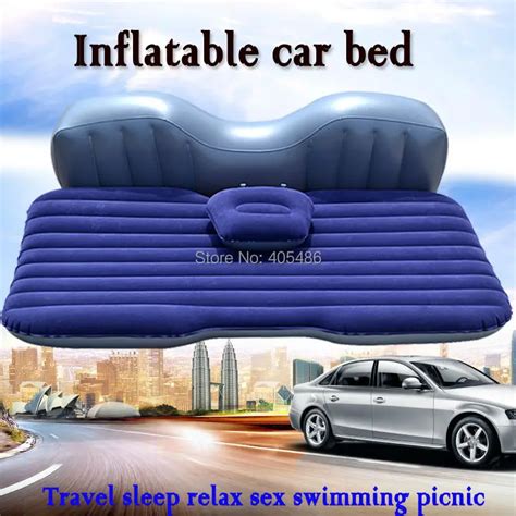 Universal Car Beds Waterproof New Inflatable Car Bed Flocking Cloth Inflatable Air Sex Car Bed