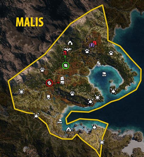 Карты локаций в Assassins Creed Odyssey таблички лагеря секреты и