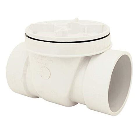 Canplas 223284w Pvc Dwv Backwater Valve Without Sleeve 4 In For Sale