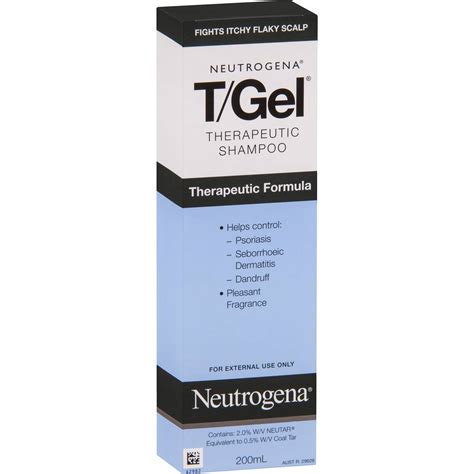Neutrogena T Gel Anti Dandruff Shampoo Therapeutic 200ml Woolworths