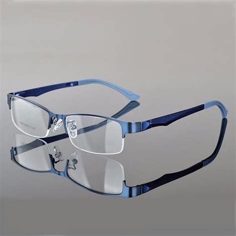 Reven Jate Half Rimless Eyeglasses Frame Semi Rim Glasses Frame For