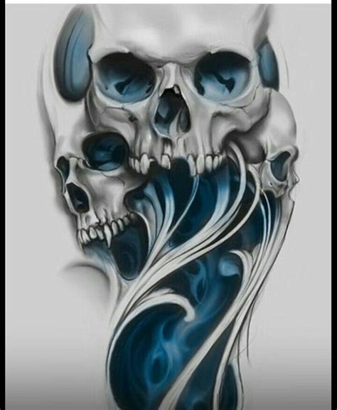 Pin By Александр З On Черепа Skull Sleeve Tattoos Skull Art Tattoo