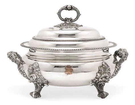 An Old Sheffield Plate Soup Tureen Circa 1830 Christies