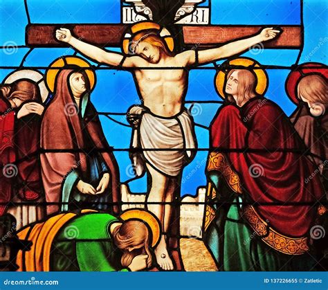 12th Stations Of The Cross Jesus Dies On The Cross Stock Image Image