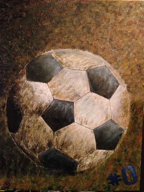 Soccer Painting I Did Imagenes De Libelulas Balones Balon De Futbol