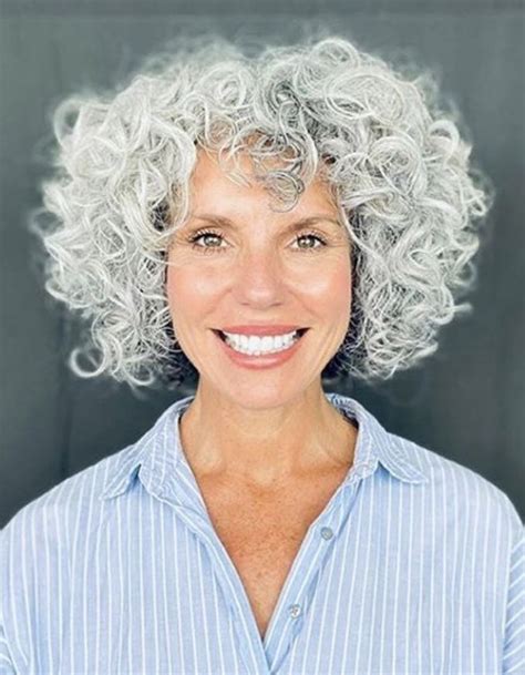 cool short hairstyles haircuts for curly hair curly hair cuts curly hair styles grey curly
