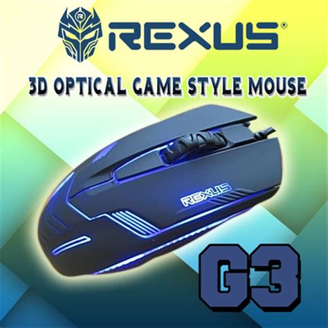 Jual Mouse Gaming Rexus G3 Original Di Lapak Visio Computer Depok