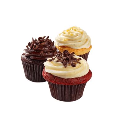 Chocolate cupcake, cupcake icing chocolate cake muffin, strawberry cake, cream, food, baking png. Cupcake Yummy Trio transparent PNG - StickPNG