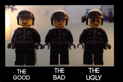 Good Copbad Copdefaced Cop Good Cop Bad Cop Mini Figures Lego