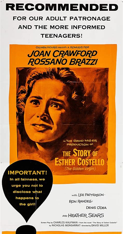 Pin By Stephen Sorenson On Great Posters From Great Movies Story Of Esther Columbia Pictures